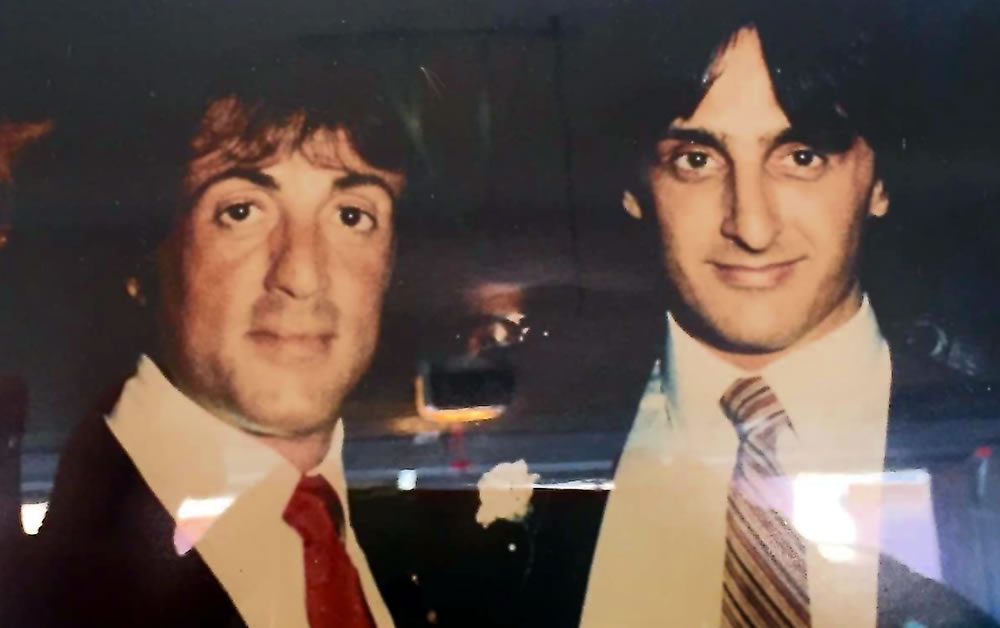 Sylvester Stallone and Giovanni Marradi las Vegas 1982
